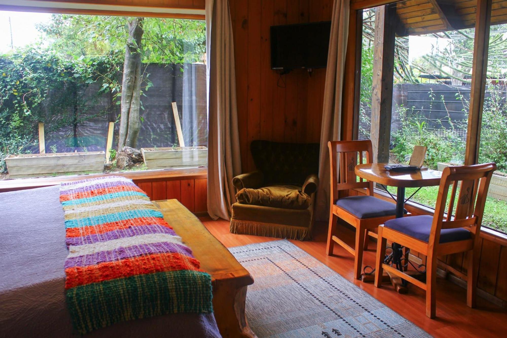 La Araucaria Hosteria Boutique - Ex Lounge Brasil Pucón Rom bilde