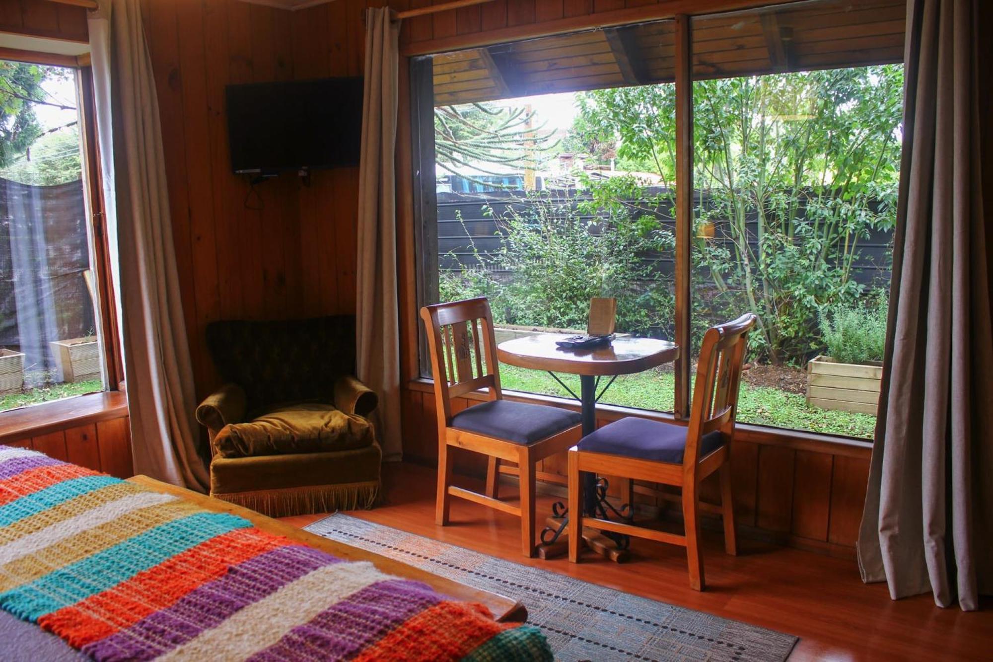 La Araucaria Hosteria Boutique - Ex Lounge Brasil Pucón Rom bilde